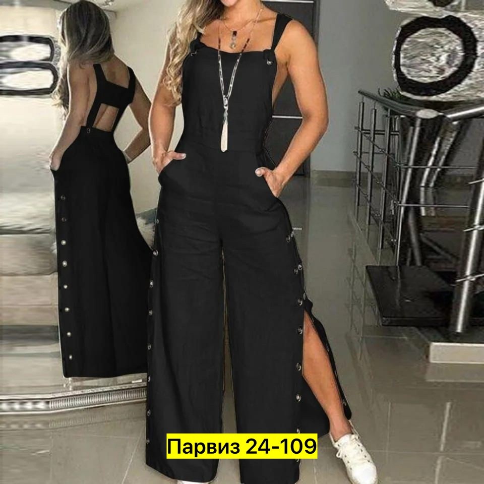 женские свободные комбинезоны без рукавов,женские комбинезоны,модные женские комбинезоны,комбинезон с широкими штанинами,летние модные женские комбинезоны