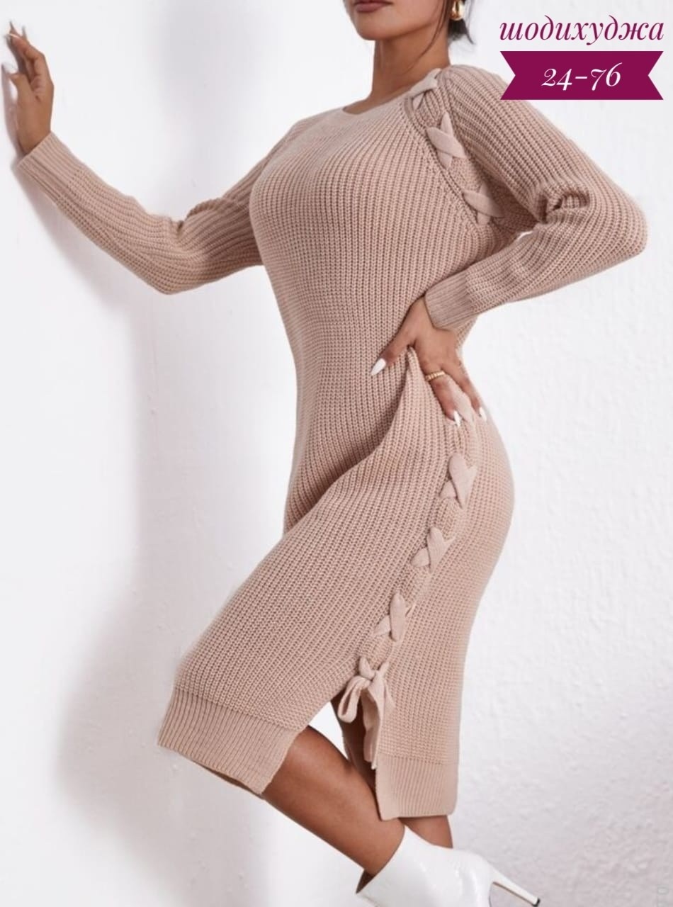 платье теплое женское,платье лапша,теплое платье,платье вязаное,платье свитер