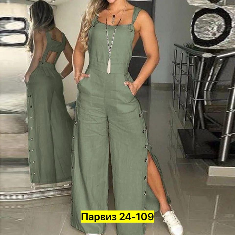 женские свободные комбинезоны без рукавов,женские комбинезоны,модные женские комбинезоны,комбинезон с широкими штанинами,летние модные женские комбинезоны