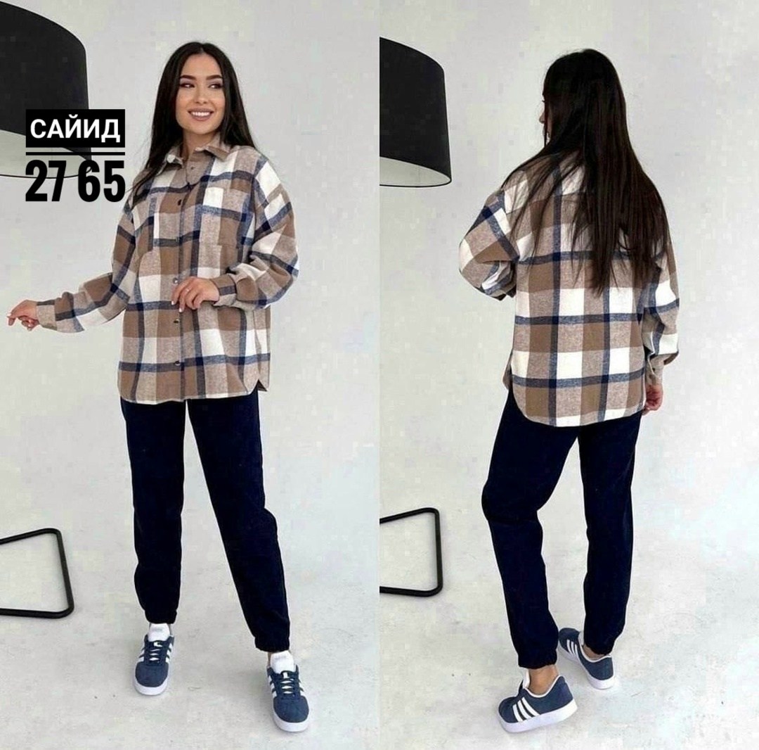 рубашка женская оверсайз в клетку,костюм двойка женская,рубашка женская оверсайз в клетку удлиненная,костюм с рубашкой,повседневный костюм