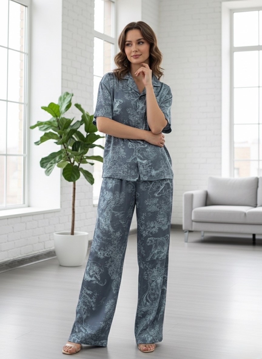 пижама шелковое,пижама шелковая с брюками,женская пижама с брюками,комплект домашний,пижамные костюмы