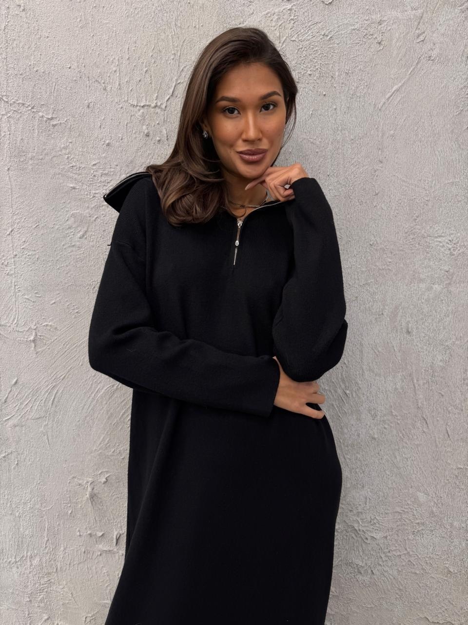 платье с капюшоном,платье женская,модное платье,теплое платье,трикотажное платье