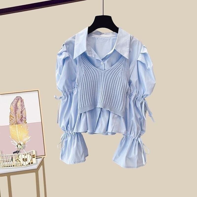 юбка в корейском стиле,костюмы комплекты,кофта юбка,комплект юбки,комплект одежды женский