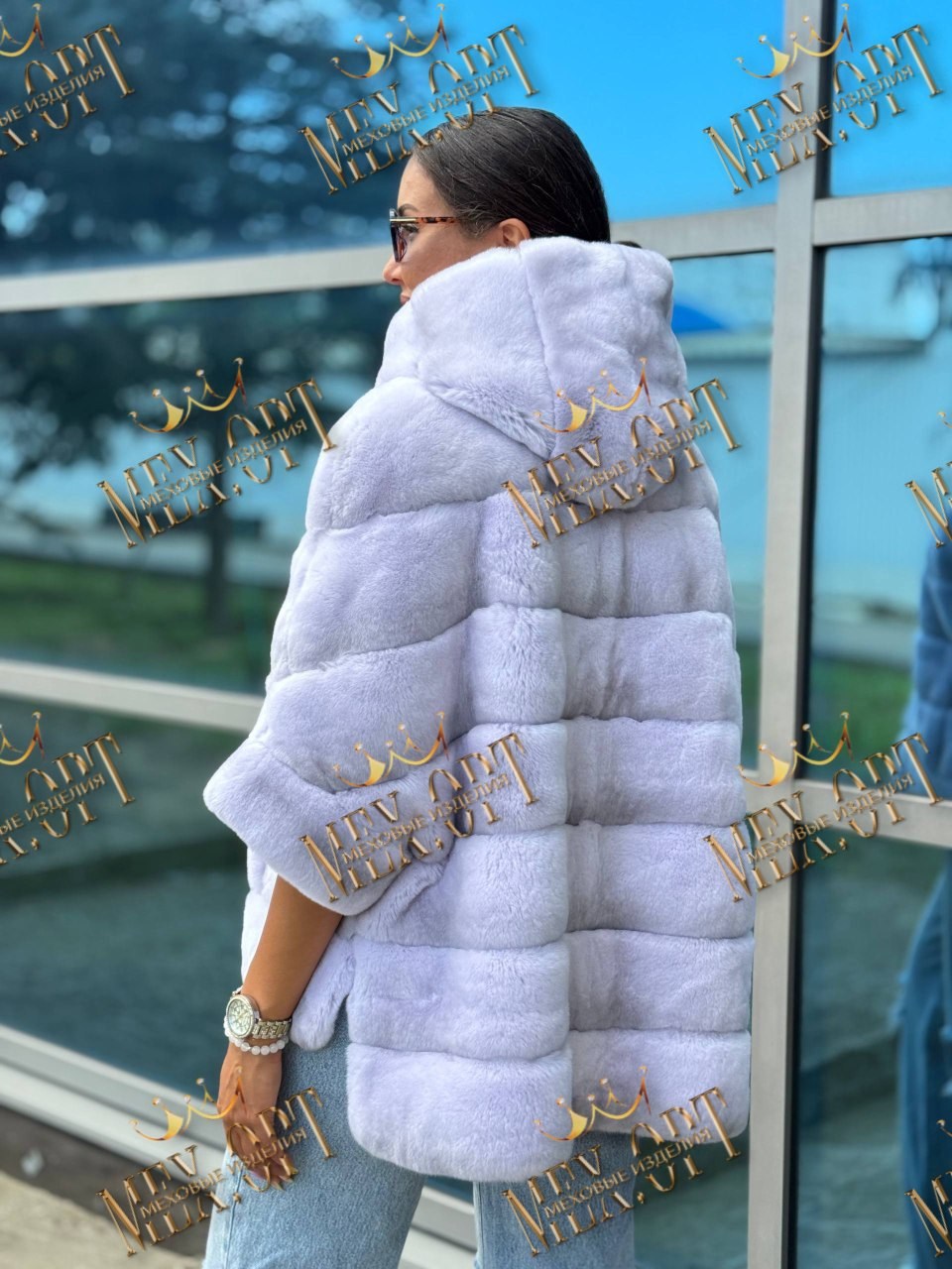 шуба голубая норка symetrie,шуба из бобрика,шуба кролик рекс летучая мышь,шуба из кролика,женская шуба
