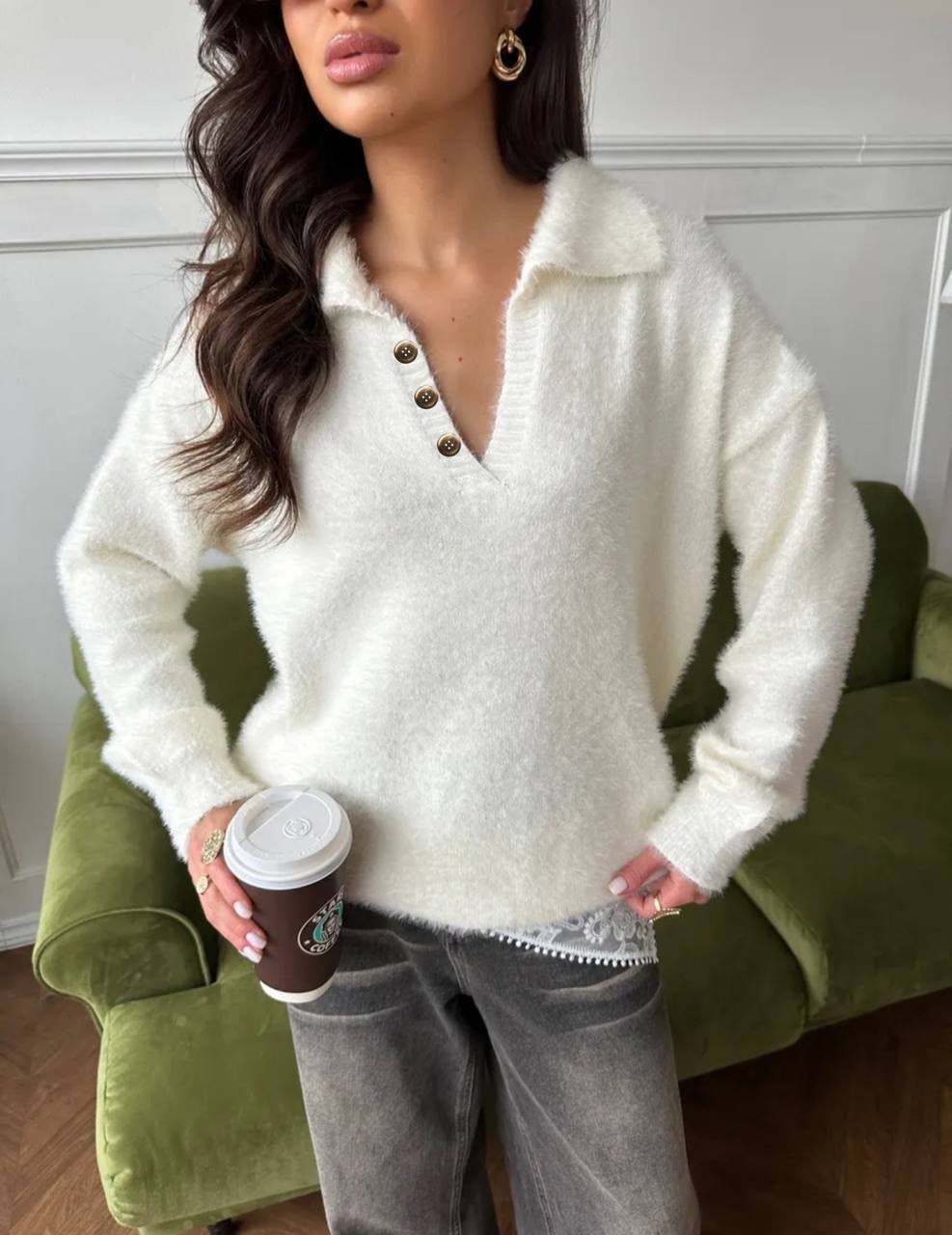 кашемировый свитер,свитер с воротником,вязаные свитера женские,кашемировый свитер женский,свитер пуловер