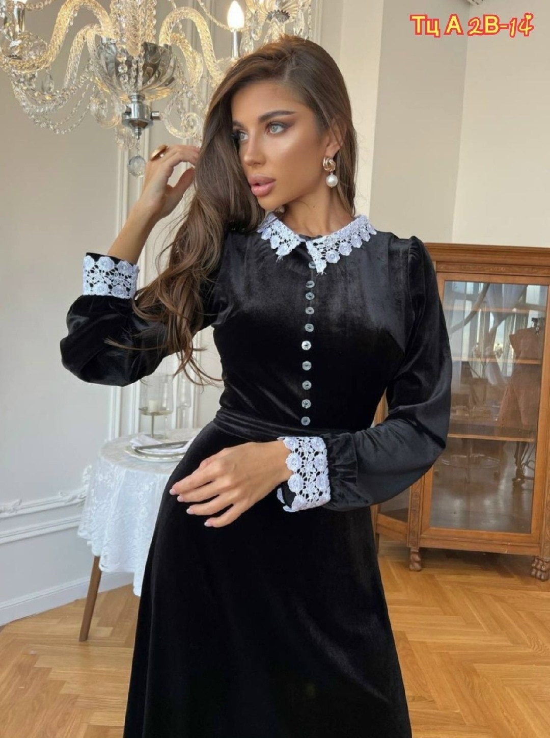 платье бархат,бархатное платье,платье черное,платье с воротником,женское платье с воротником