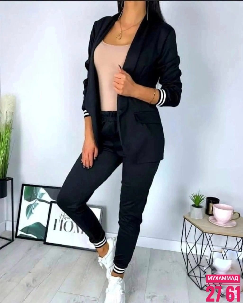 брючный повседневный костюм,модные костюмы,повседневный костюм,женский костюм двойка,костюм с брюками