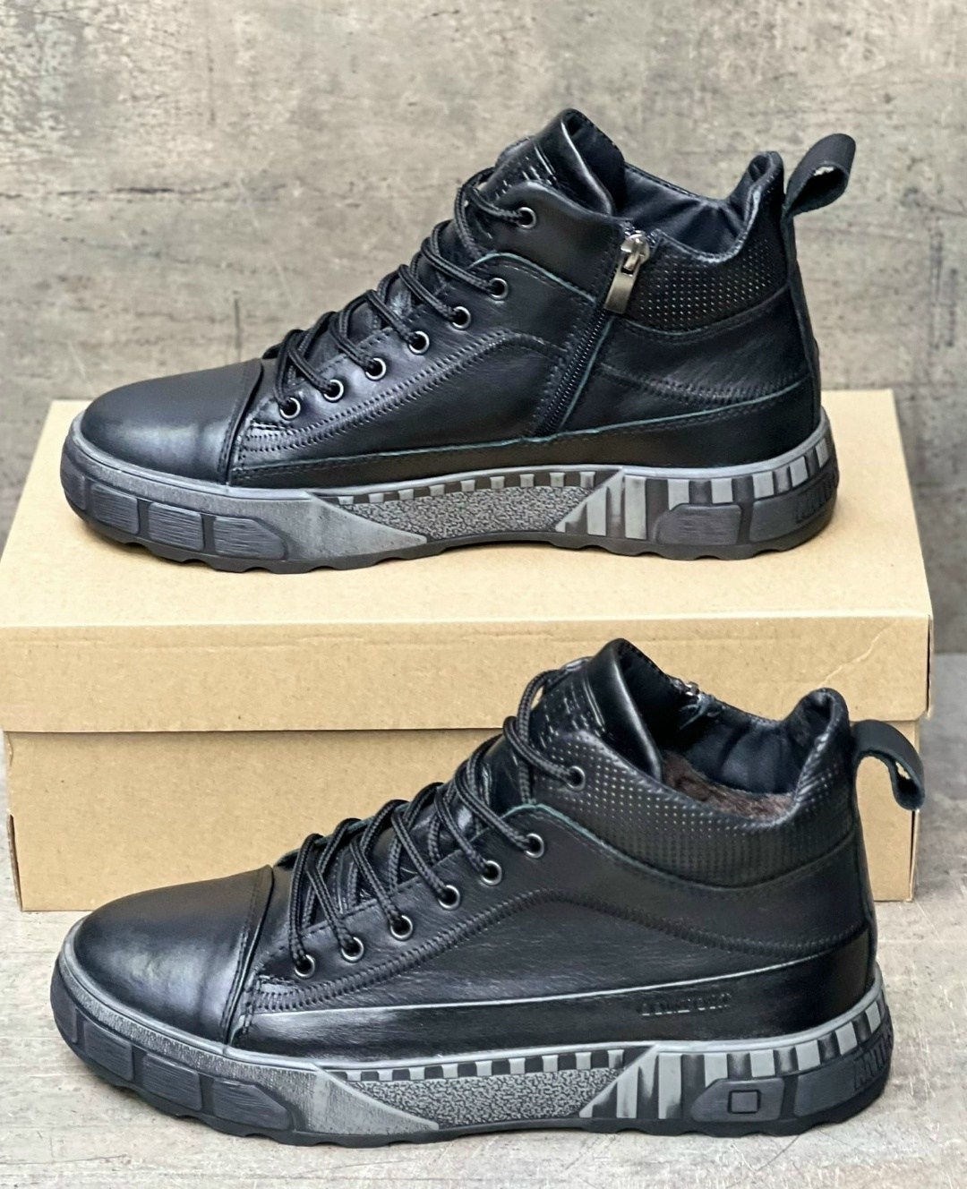 зимние ботинки мужские,мужские ботинки,,зимняя мужская ,ботинки мужские кожаные