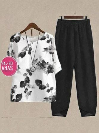 женский костюм с брюками,летние брючные костюмы,костюм с принтом,летние костюмы,женский летний комплект из двух предметов