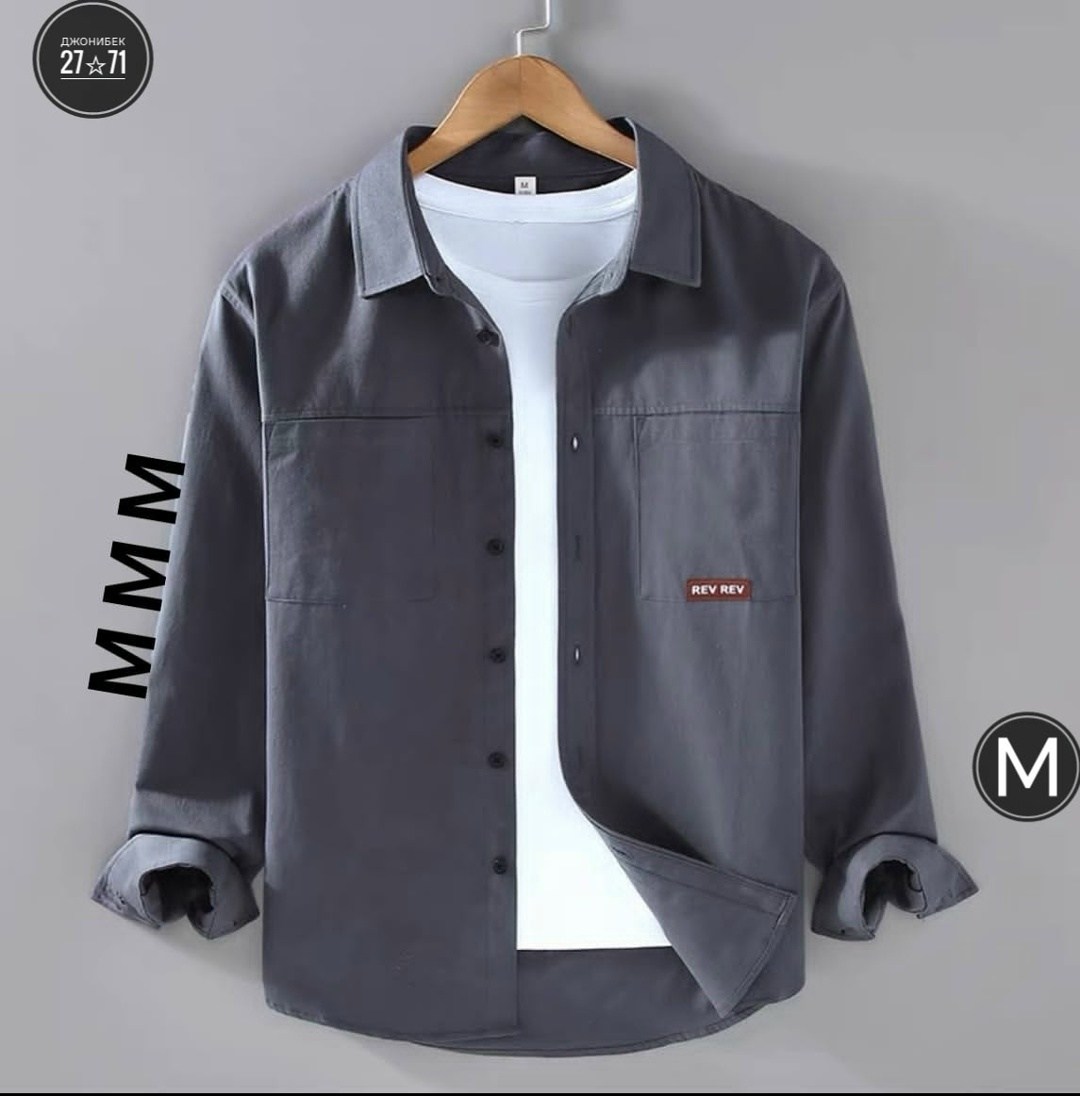 повседневная рубашка,рубашка,мужская рубашка белая,рубашка с длинными рукавами,рубашка с карманами