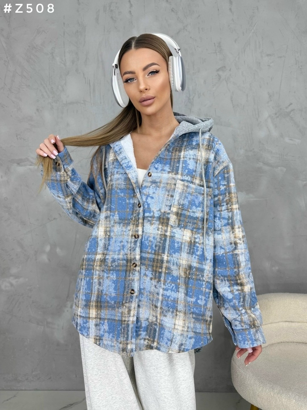 рубашка с капюшоном,рубашка женская в клетку оверсайз,рубашка оверсайз в клетку с капюшоном,рубашка теплая,женская рубашка