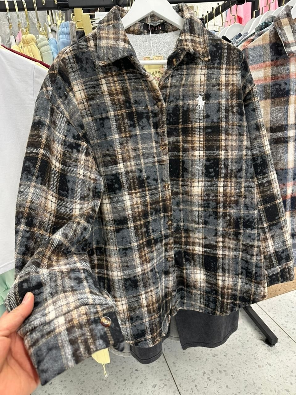 рубашка женская в клетку оверсайз,рубашка теплая оверсайз в клетку,рубашка в клетку,рубашка в клетку женская,рубашка оверсайз в клетку