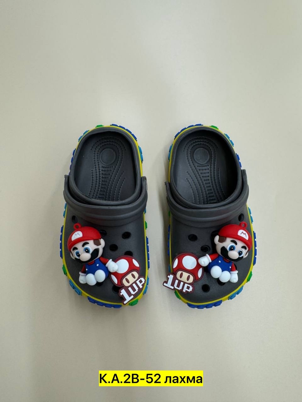 кроксы марио,тапки детские,детская ,детские кроксы,