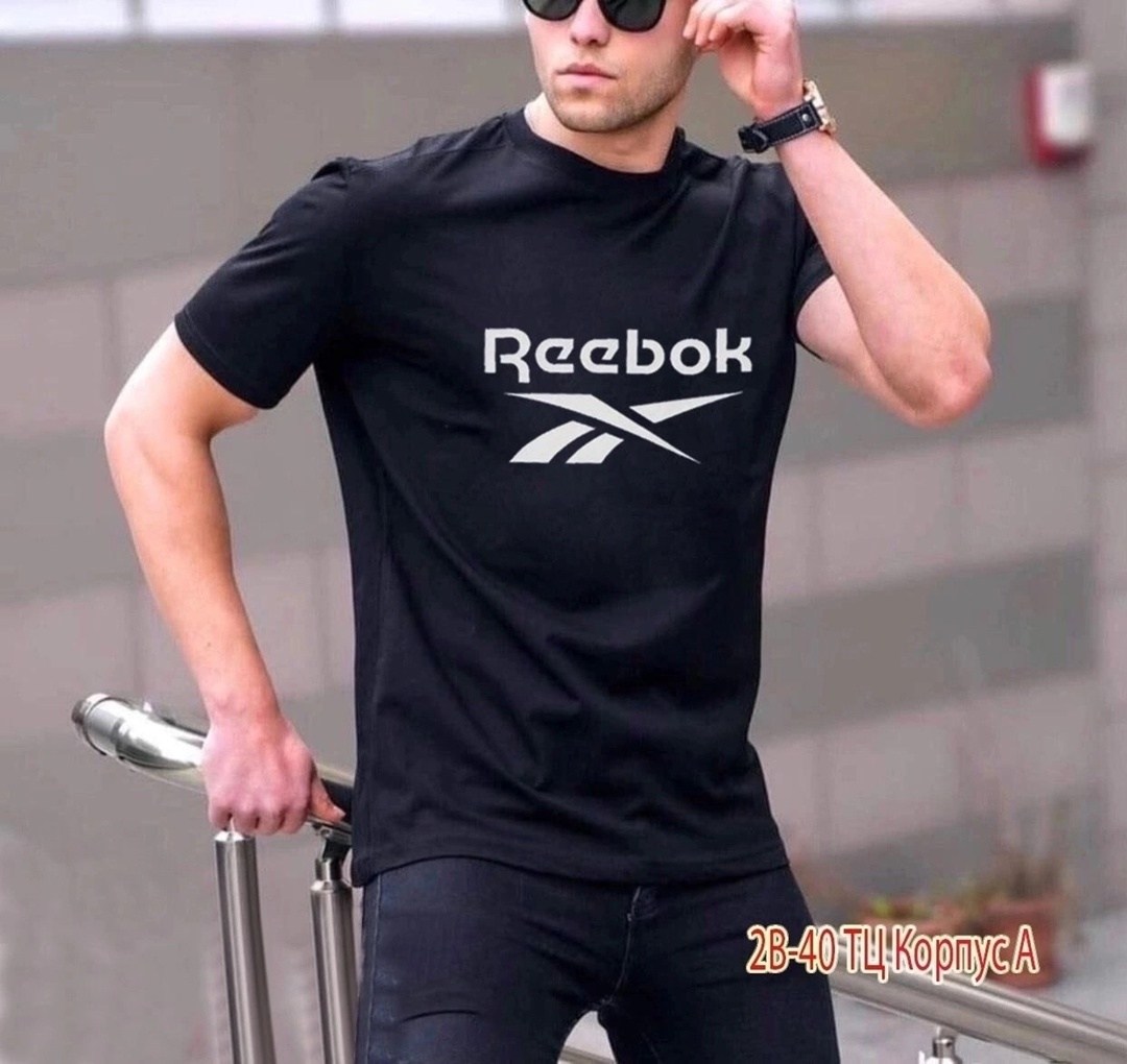 футболка мужская reebok,футболки для мужчин,футболка мужская,футболка reebok,футболка