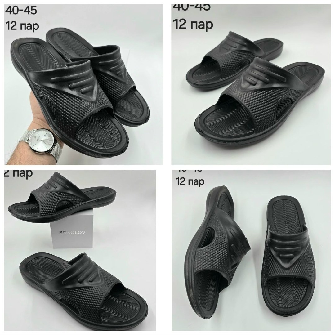 сланцы мужские открытые м202/208 в ассортименте р 40-45,сланцы мужские,сланцы мужские черные,мужские шлепанцы,сланцы черные