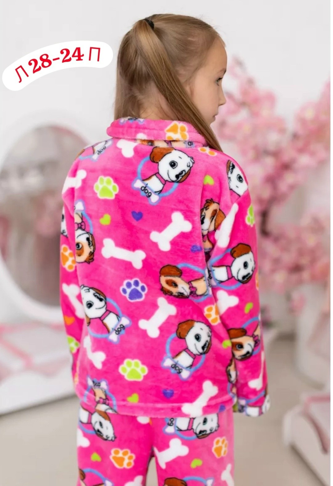 пижама детская теплая для девочки со штанами,пижама детская теплая,махровая пижама,махровые пижамы для детей,детская пижама