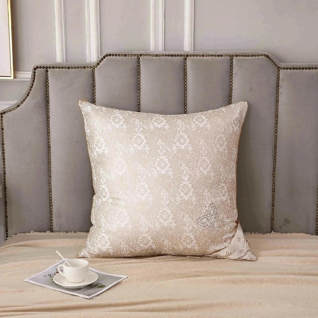 шелковая подушка,подушка шелк,подушка,подушки 50,подушка с шелковым наполнителем