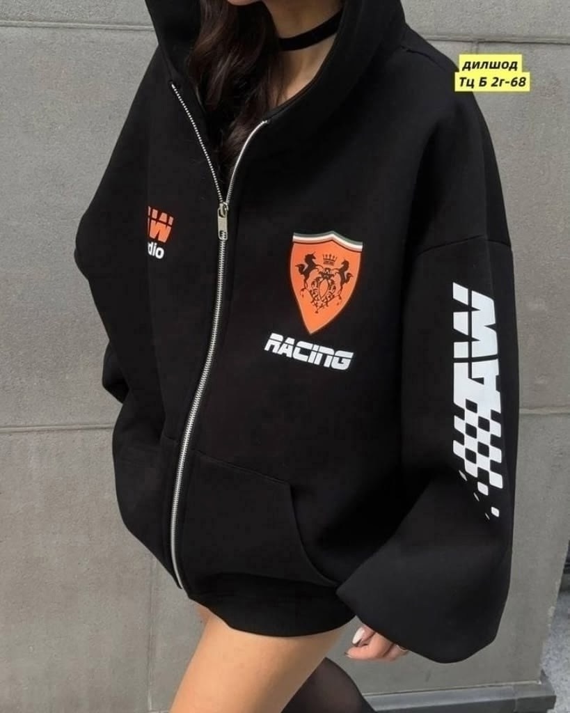 женская толстовка с капюшоном,зип худи оверсайз на молнии с принтом,худи оверсайз на молнии с принтом,зип худи оверсайз на молнии,оверсайз толстовка