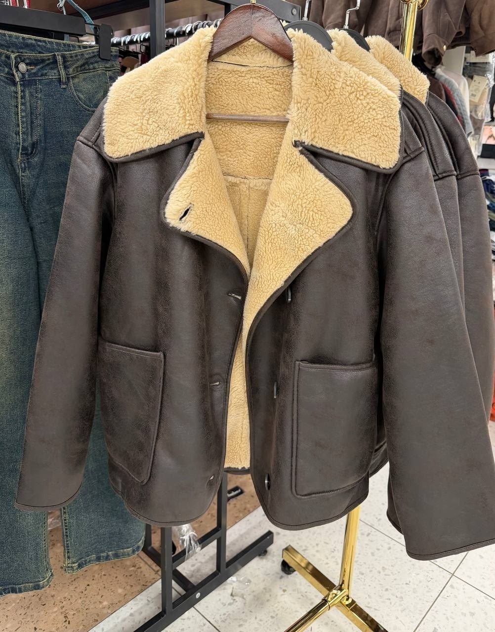 куртка из овчины,куртка дубленка,меховая куртка,мужская дубленка,мужская куртка авиатор