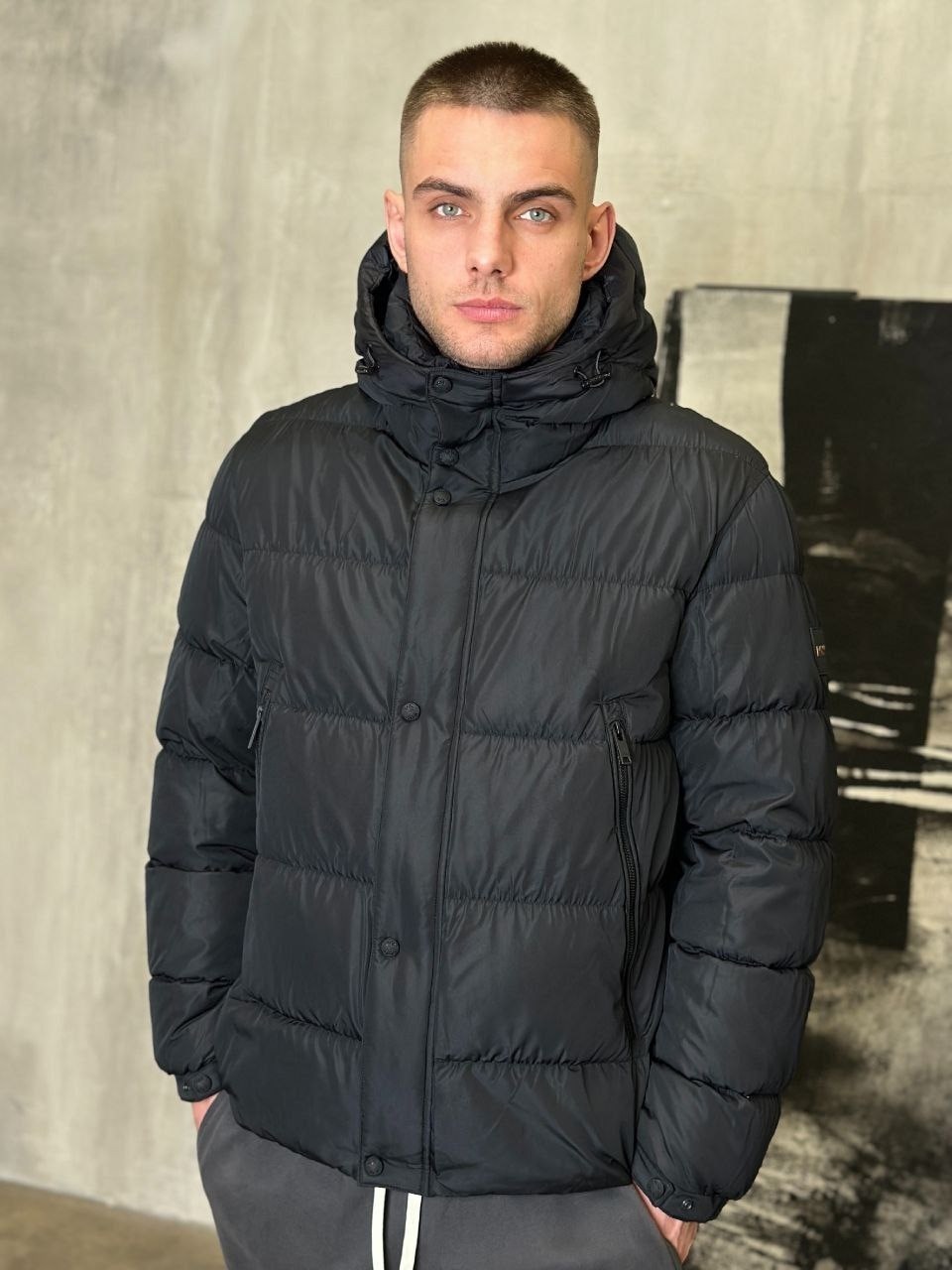 мужские пуховики,пуховик,c p company пуховик,куртка пуховик,черный пуховик
