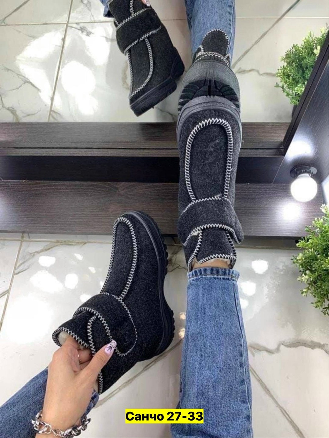 , зимняя женская,полусапожки теплые,полусапоги,женские угги войлочные утепленные