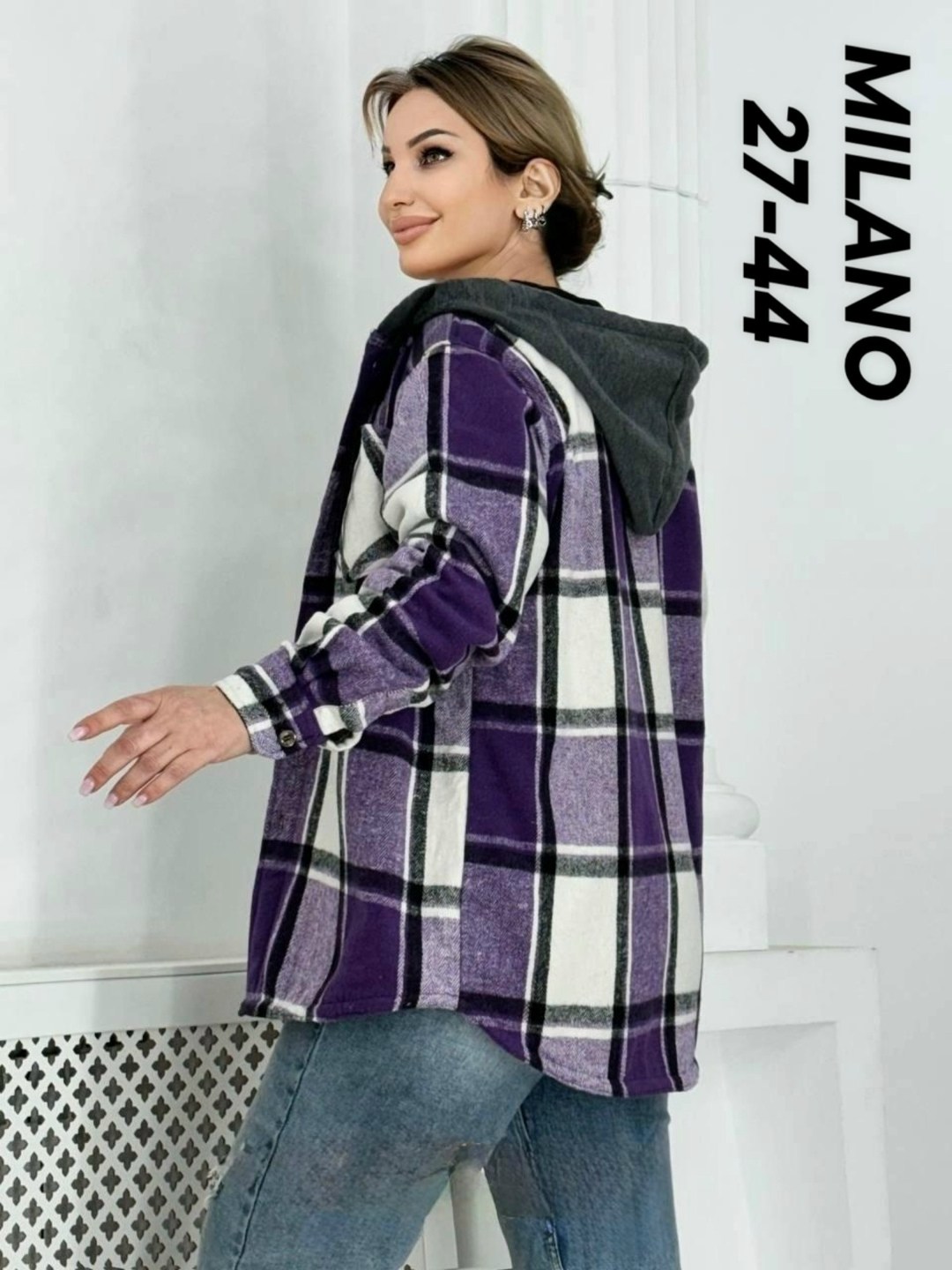 рубашка теплая,рубашка теплая в клетку удлиненная,кофта теплая,женская рубашка,кофта женская