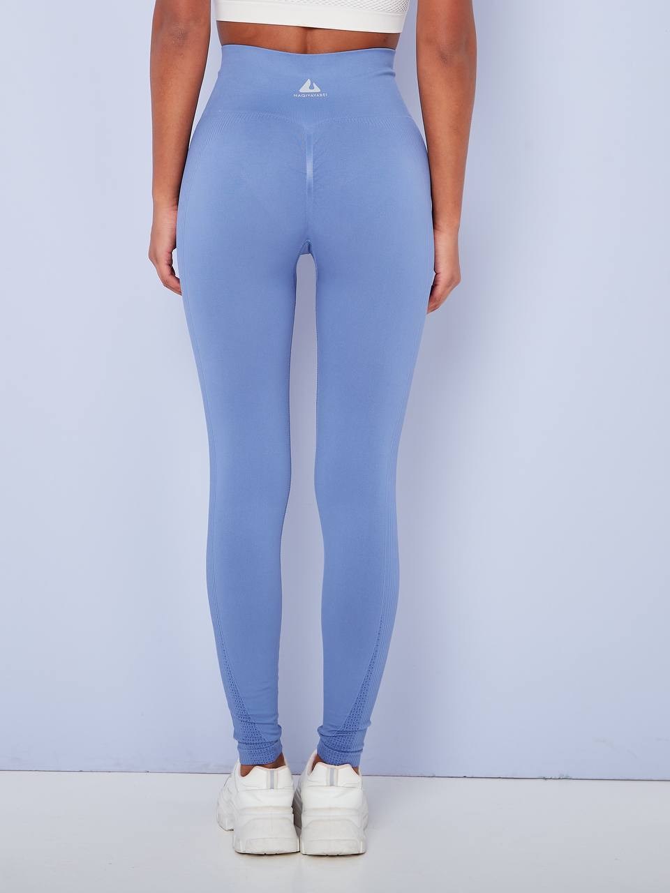 легинсы с высокой талией,легинсы женские,легинсы небесного цвета,джеггинсы женские с высокой посадкой,спортивные легинсы