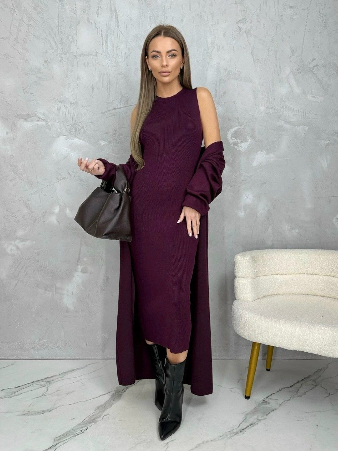 трикотажное платье,коричневое платье,вязаные платья,платье,облегающее платье
