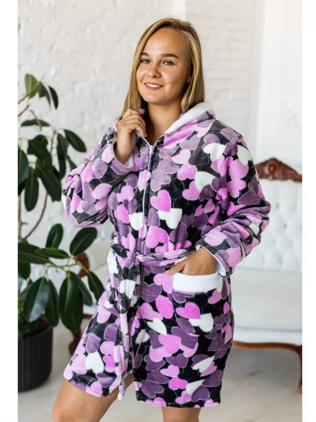 халат женский домашний махровый на молнии,халат женский домашний на молнии,женские халаты,халат женский махровый,халат для дома