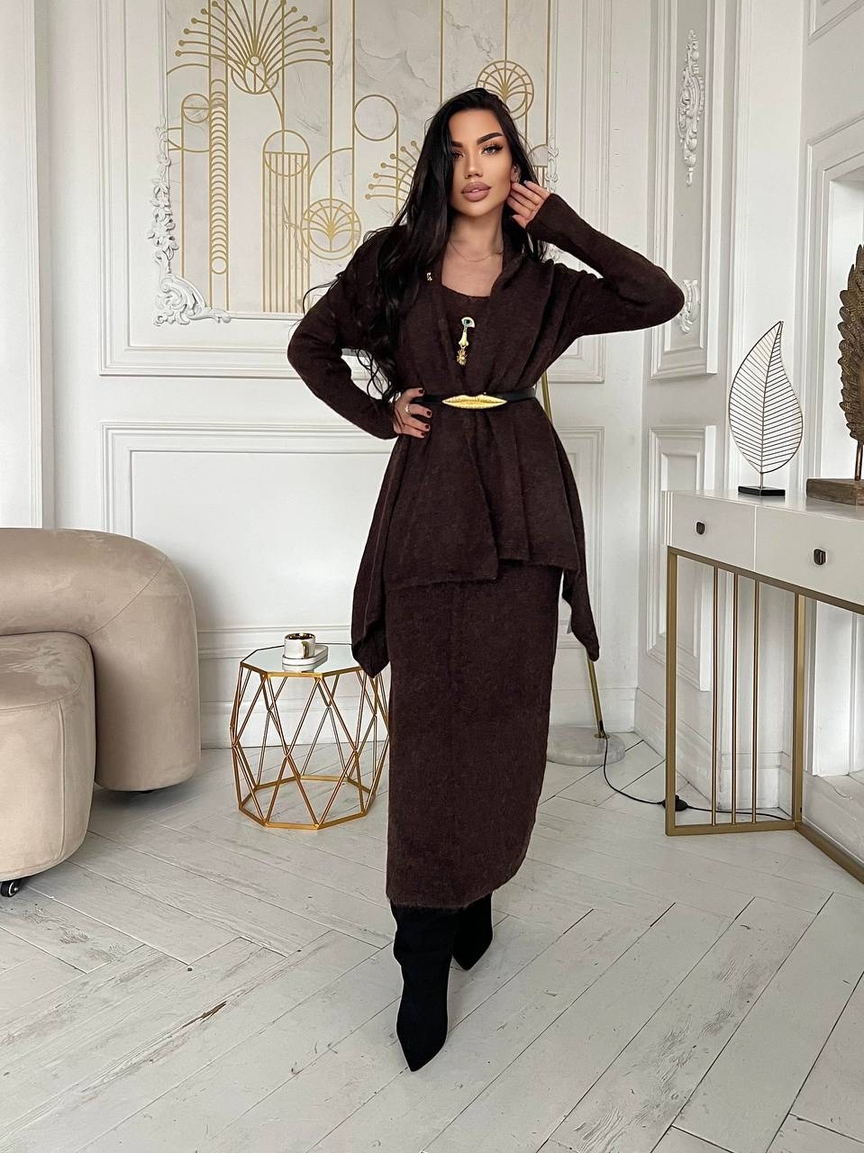 трикотажные костюмы,костюм женский тройка,стильные женские костюмы,кардиган