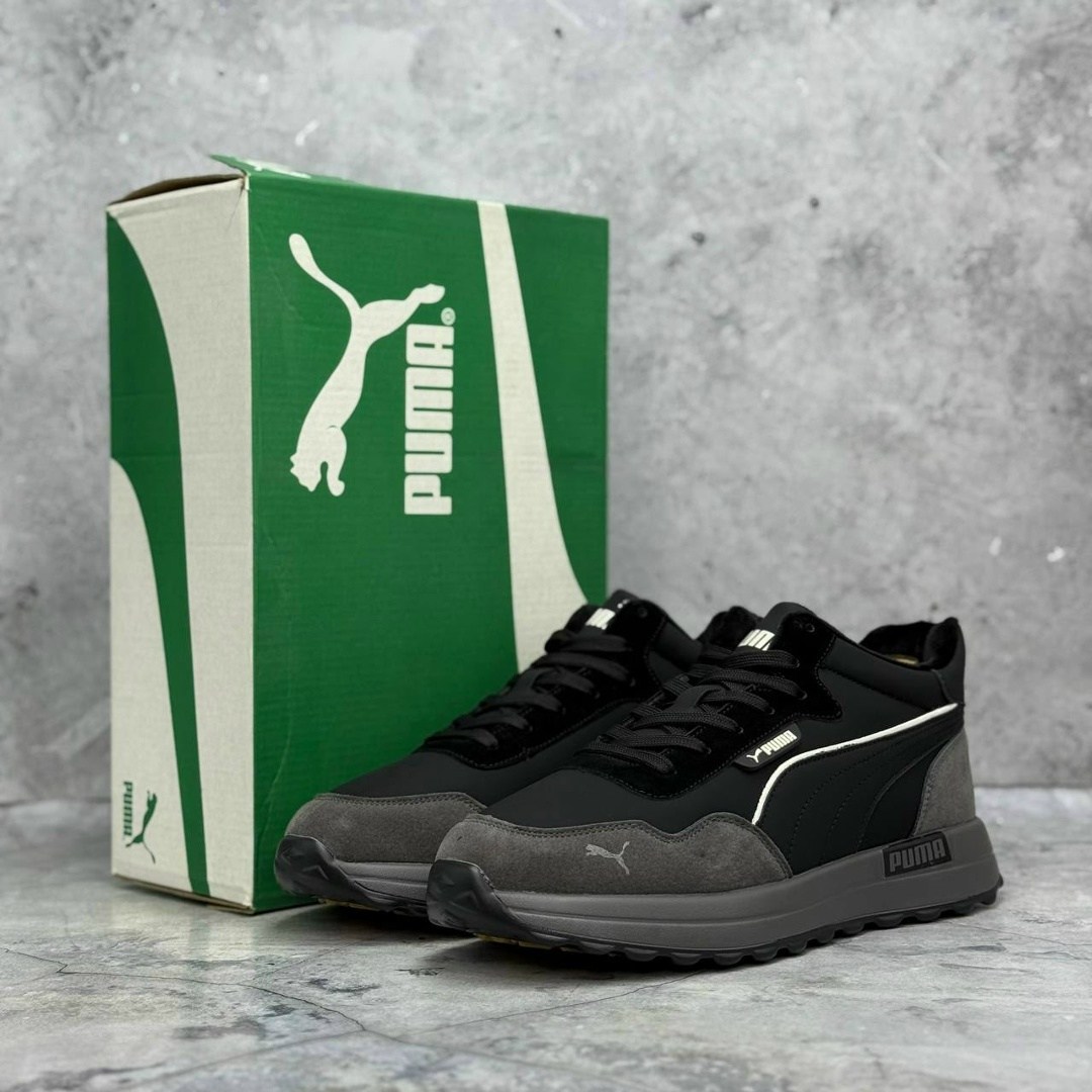 мужские кроссовки puma,зимние кроссовки puma,кроссовки puma,,кроссовки puma черные