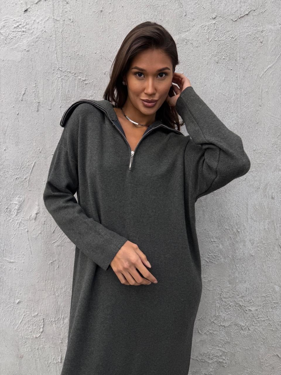 платье с капюшоном,платье женская,модное платье,теплое платье,трикотажное платье