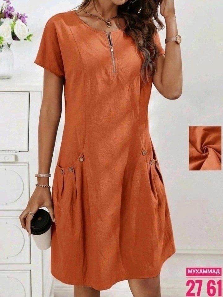 одежда для женщин,фасоны платьев из льна,платье из однотонного льна,летнее женское платье,платье туника летнее