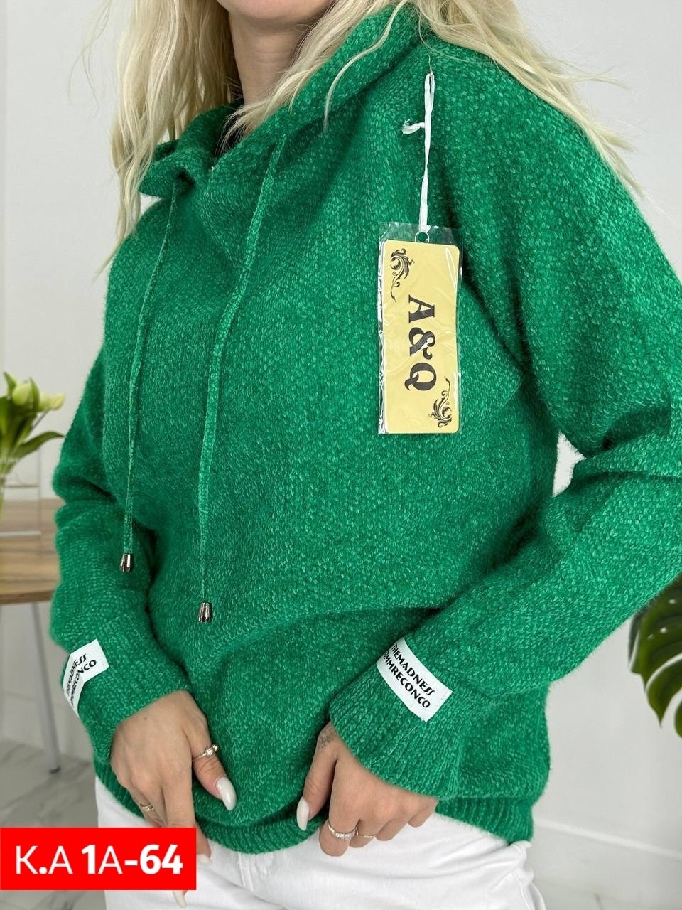 теплый вязаный свитер с капюшоном кофта,свитера с капюшоном,кофта женская,кофта теплая,кофта трикотажная женская