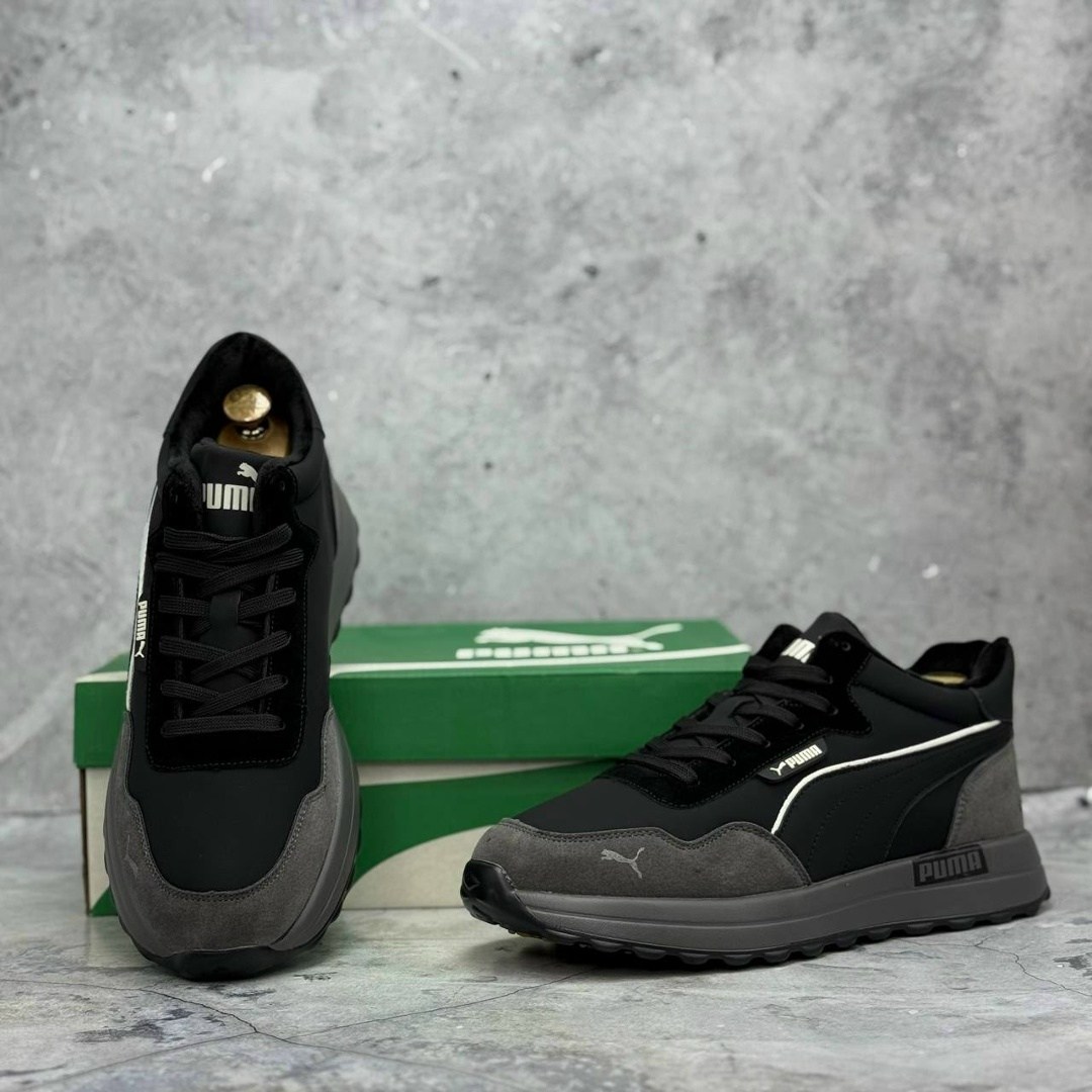 мужские кроссовки puma,зимние кроссовки puma,кроссовки puma,,кроссовки puma черные
