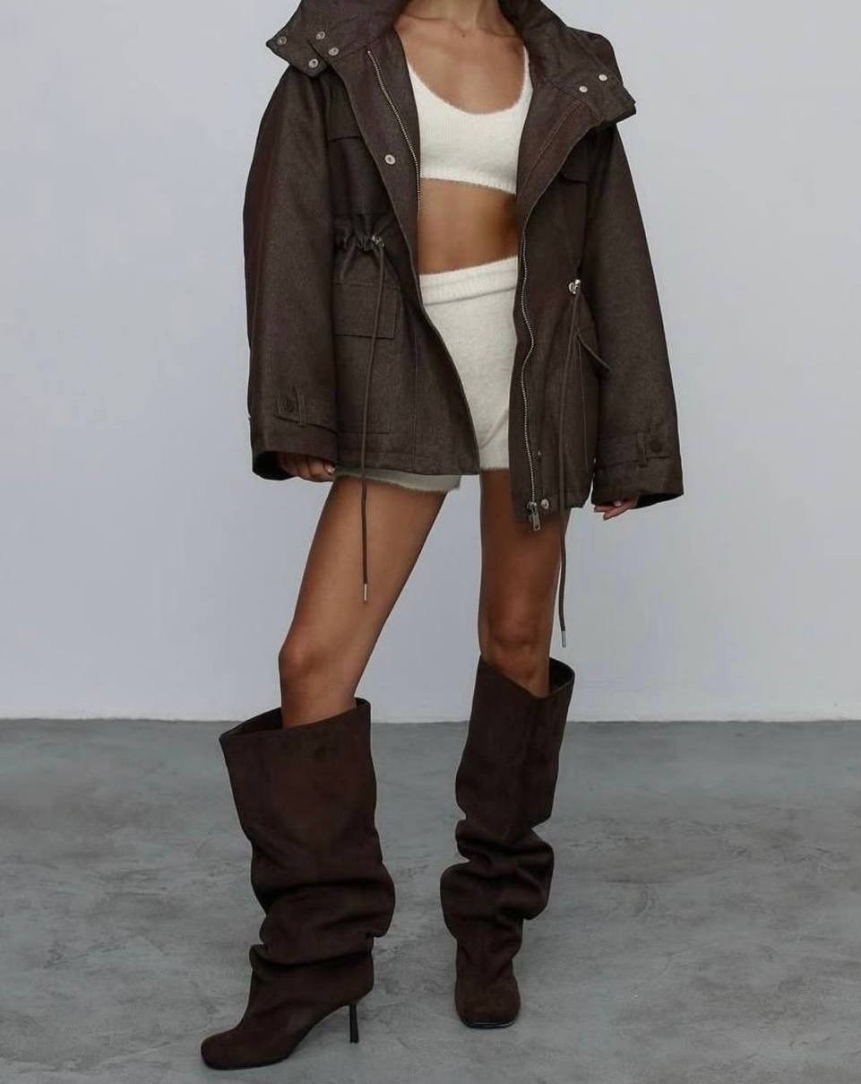 мода стиль,кожаная куртка,гранж стиль одежда,кожаная женская куртка