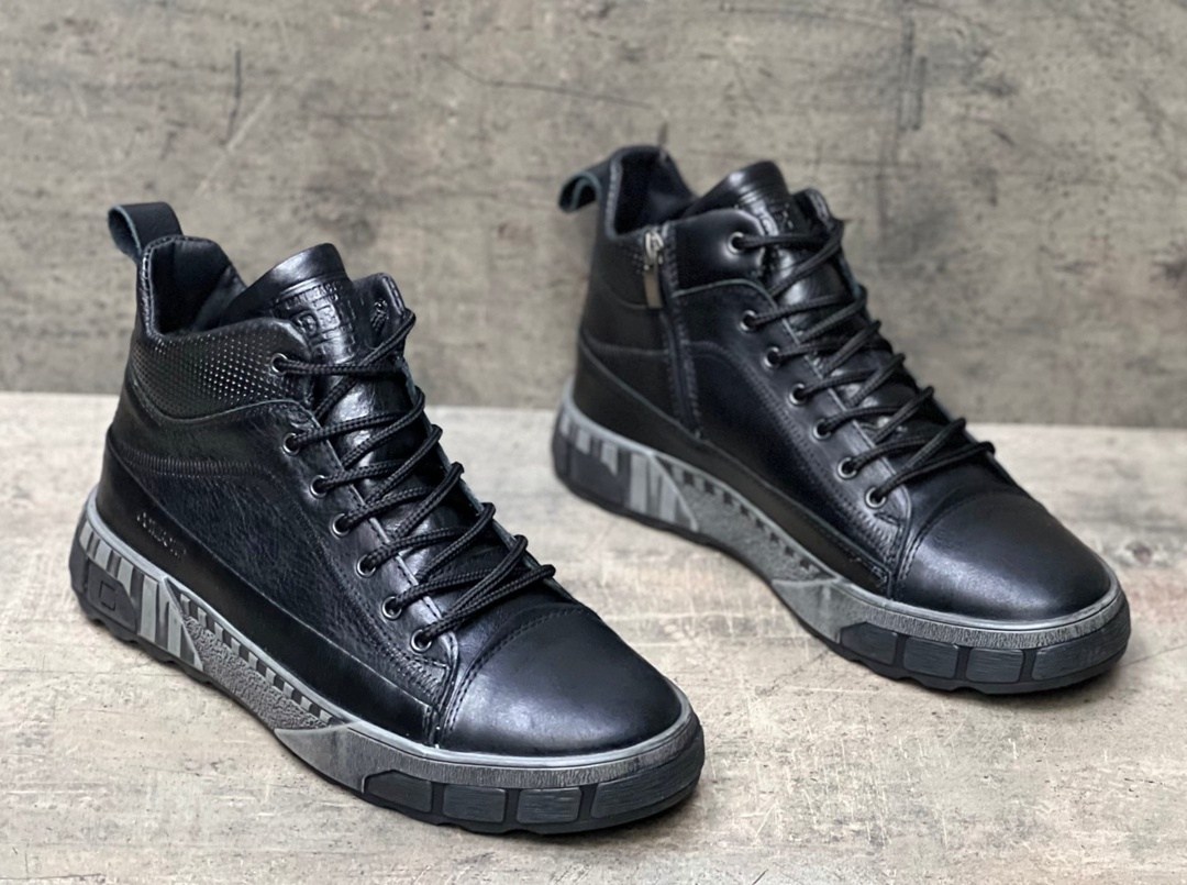 зимние ботинки мужские,мужские ботинки,,зимняя мужская ,ботинки мужские кожаные