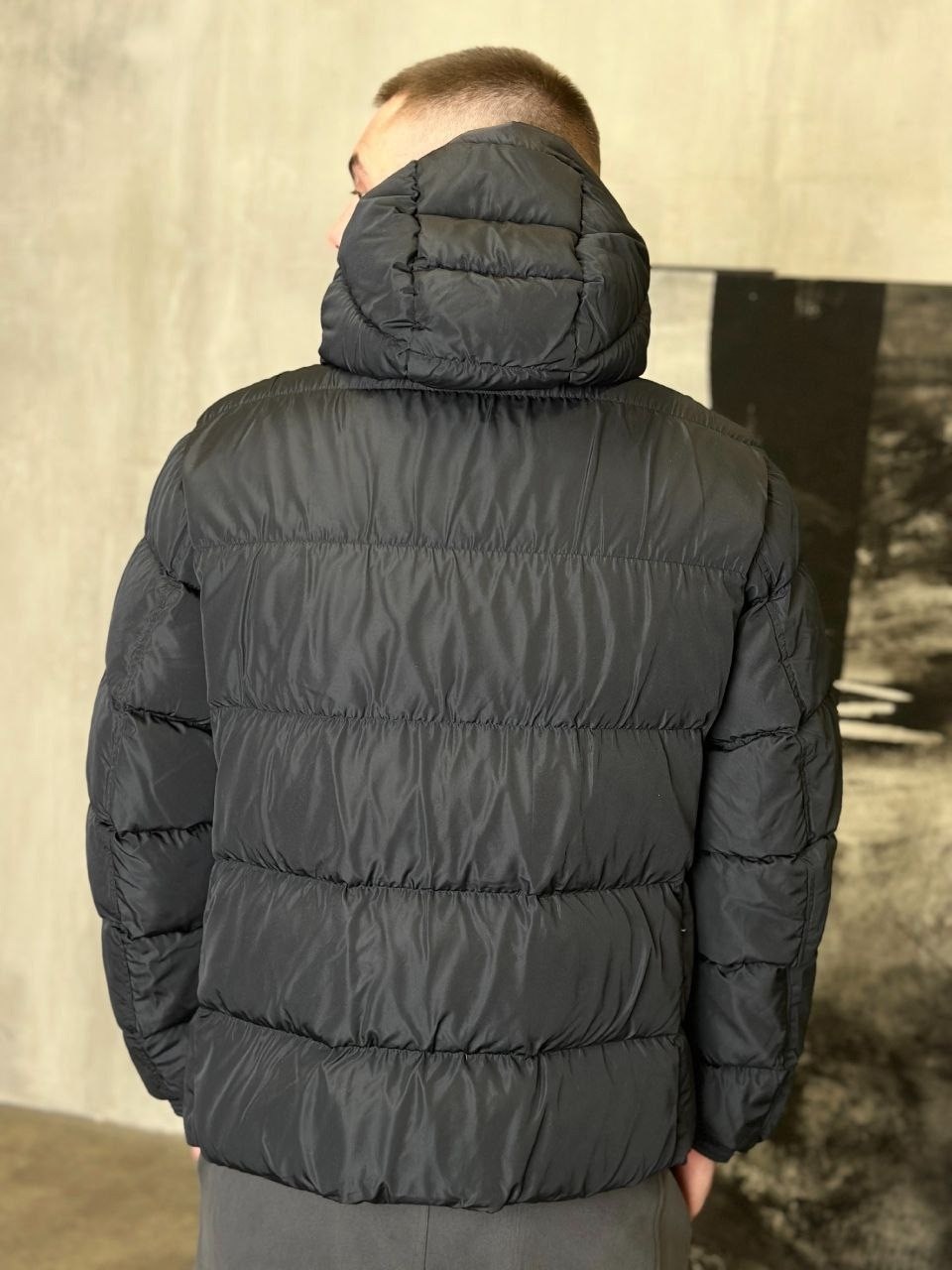 мужские пуховики,пуховик,c p company пуховик,куртка пуховик,черный пуховик