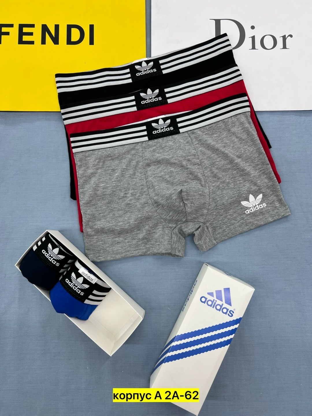 мужские трусы адидас 5 шт,набор трусов адидас мужских,трусы боксеры adidas,мужские трусы adidas,комплект трусов мужские боксеры