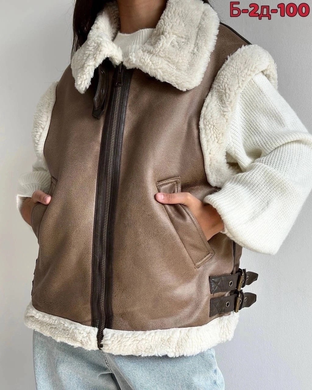 жилетка дубленка,стильная жилетка,жилетка дубленка зара,комбинированные жилетки,стильная дубленка женская