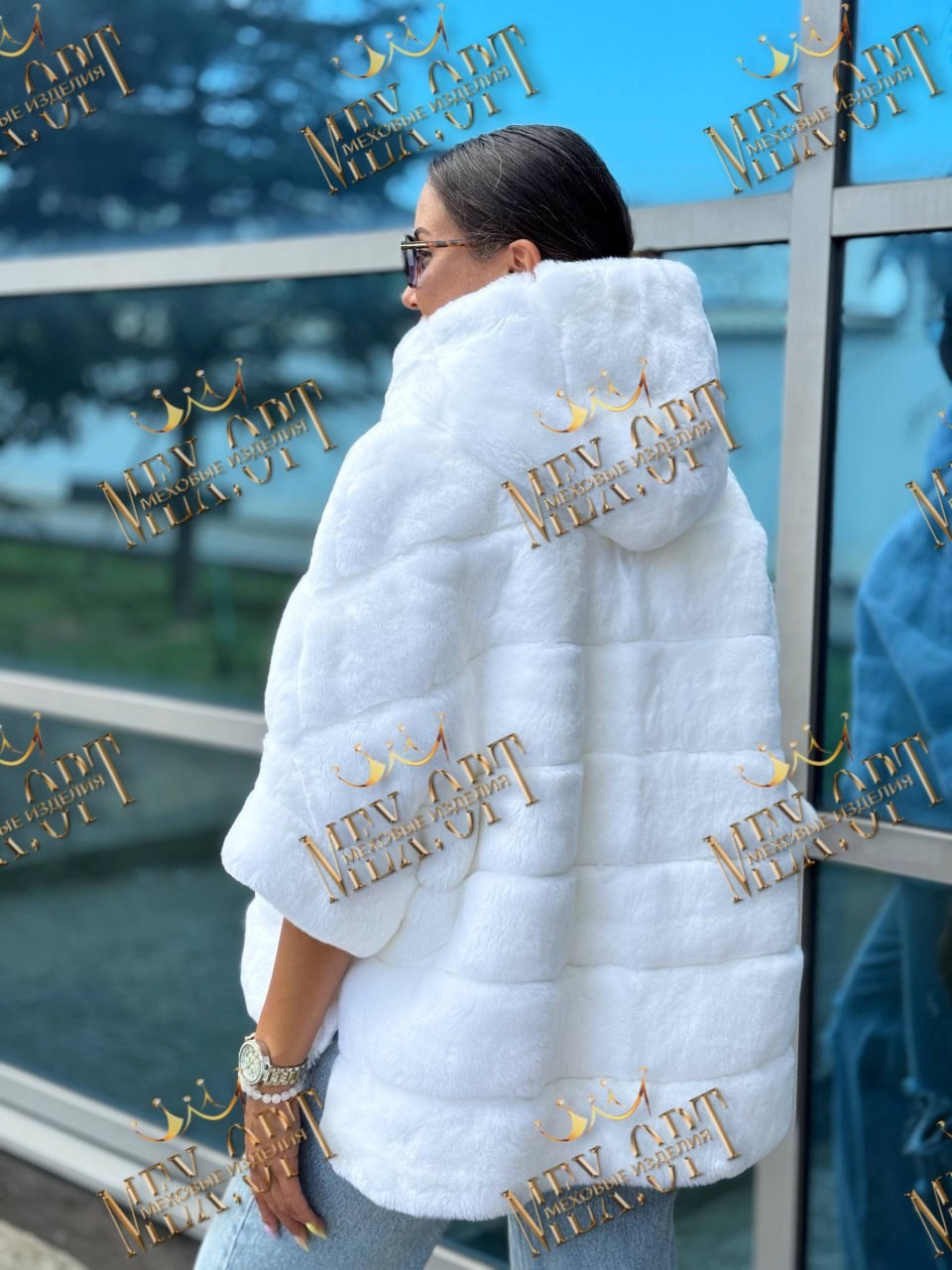 женская шуба,шубка,меховое пончо,шуба из бобрика,куртка пончо