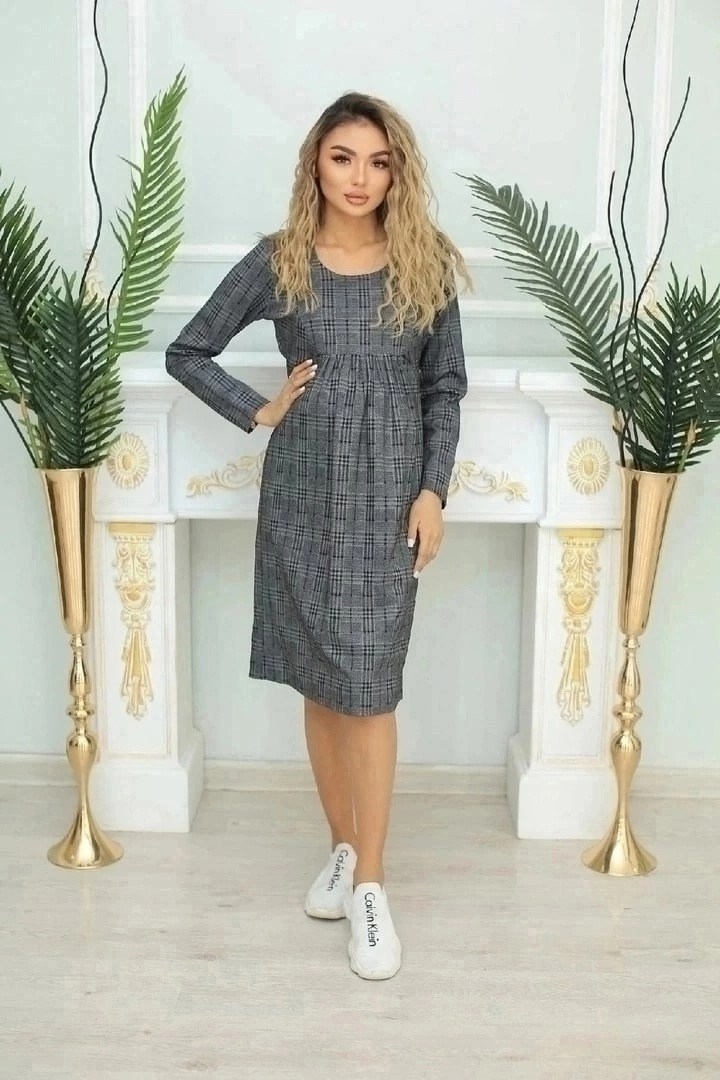 платье в клетку,платье женские,платье,модное платье,платья сарафан