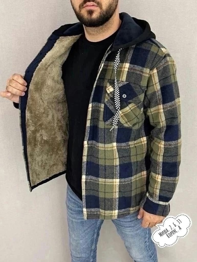 рубашка на меху,рубашка с капюшоном,рубашка на меху с капюшоном,куртка толстовка,мужская мода