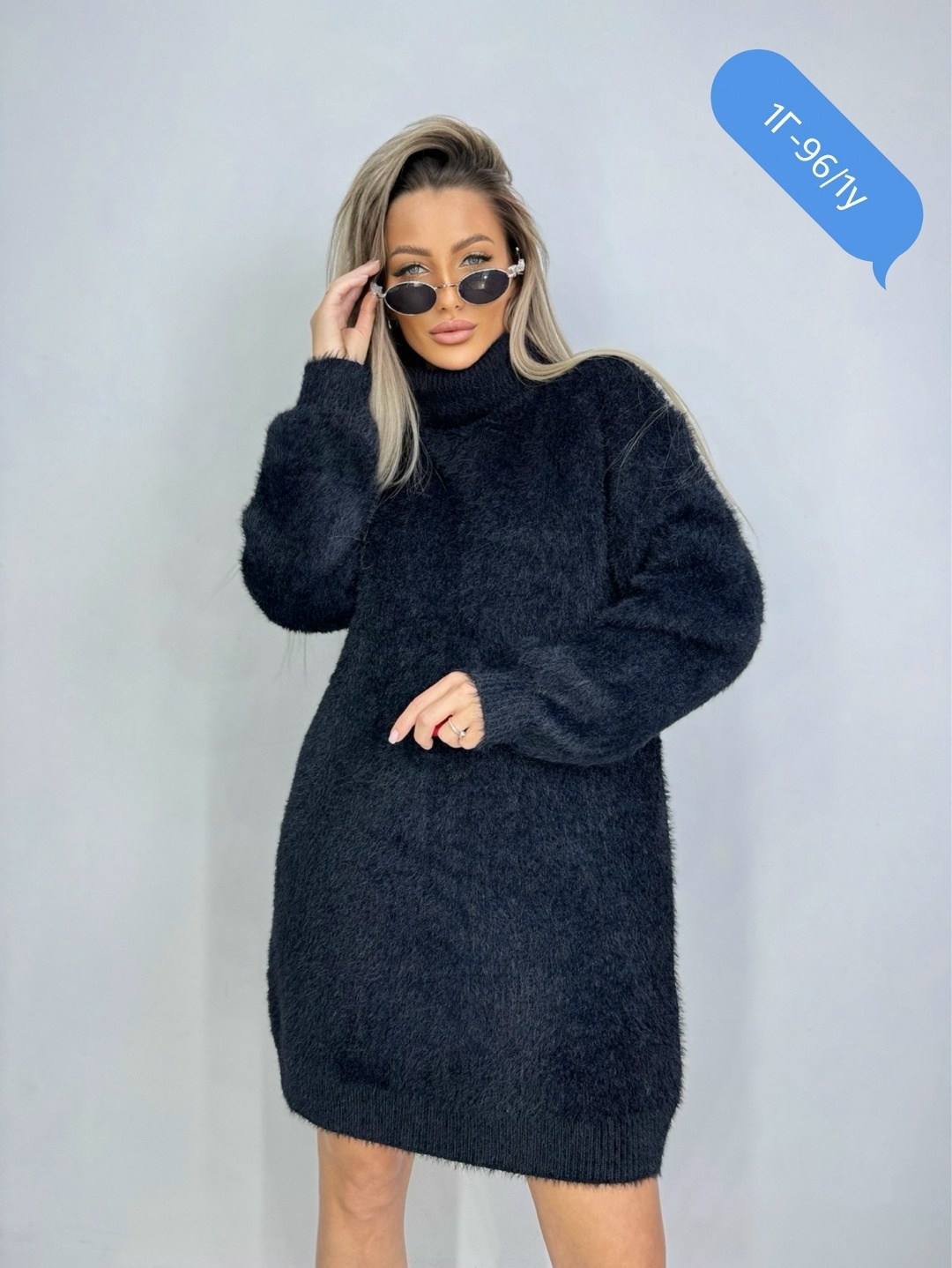 женская туника,платье туника,платье вязаное,платье туника теплая,теплая туника