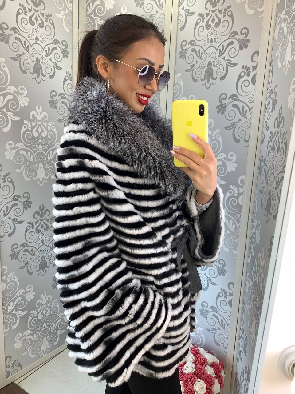 меховое пальто,вязаная норка,женская шуба,пальто двухстороннее меховое,комбинированное пальто