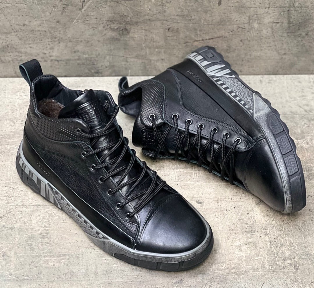 зимние ботинки мужские,мужские ботинки,,зимняя мужская ,ботинки мужские кожаные