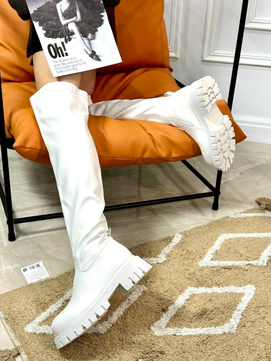 белые ботфорты,,белые сапоги,ботфорты женские,женские сапоги