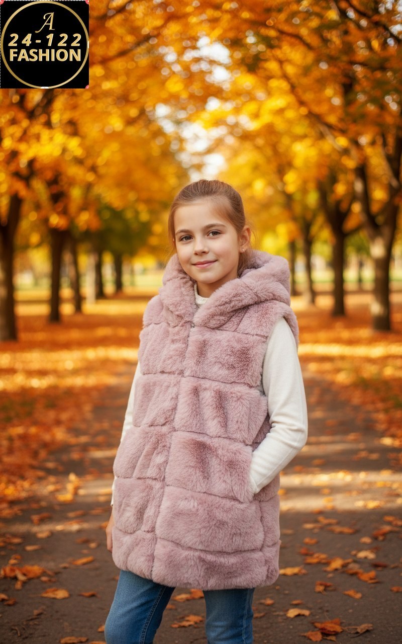 осенние фотосессии,ребенок,меховая жилет,осень,осень дети