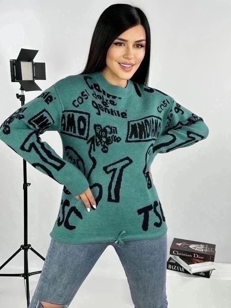 женская кофта,базовая кофта,кофта джемпер с длинным рукавом,толстовки кофта,джемпер с принтом