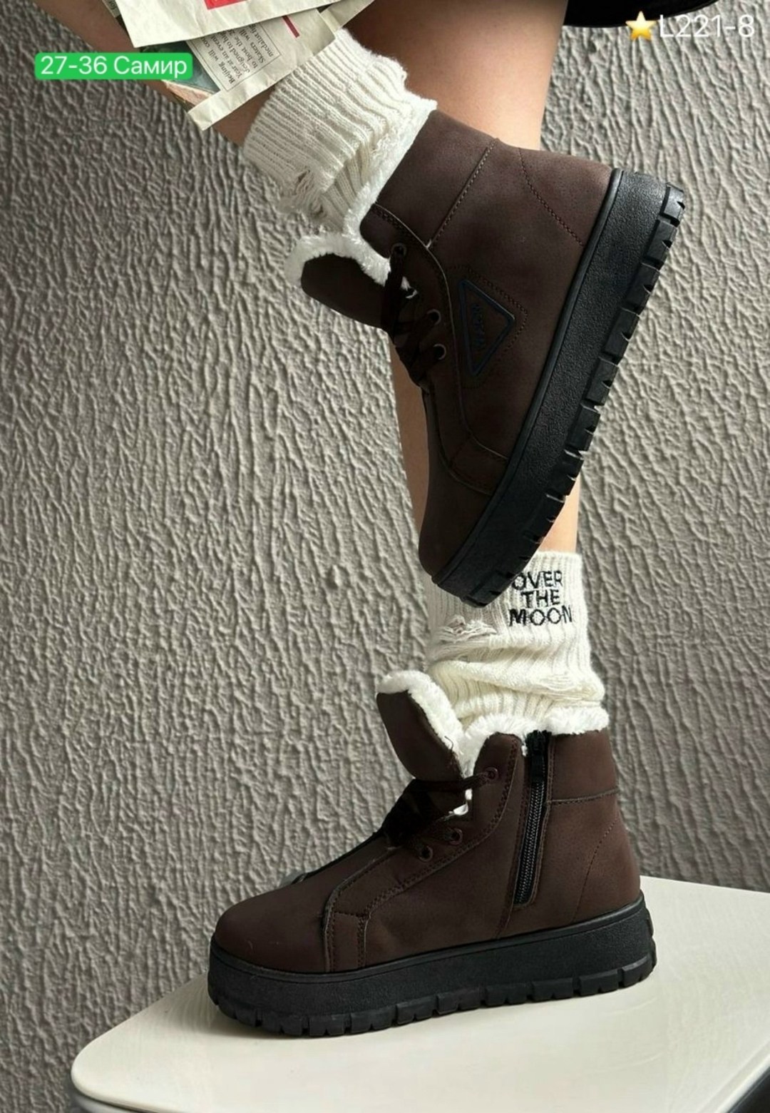 ,зимние ботинки прада женские,зимняя ,женская зимняя ,ботинка женские зимние